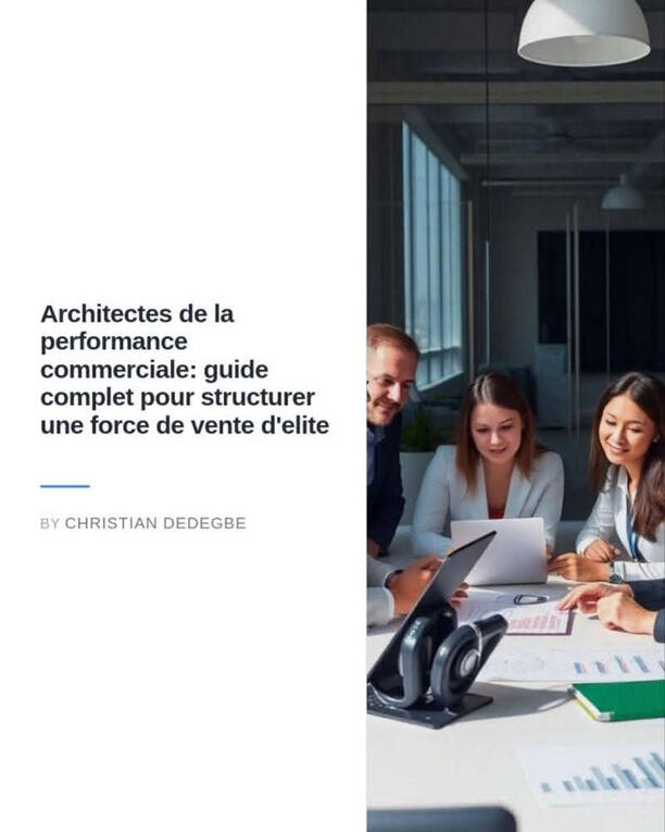 Architectes de la performance commerciale guide complet pour structurer une force de vente d'elite: Tarif : 14900 cfa. Clique sur l'image pour effectuer le paiement